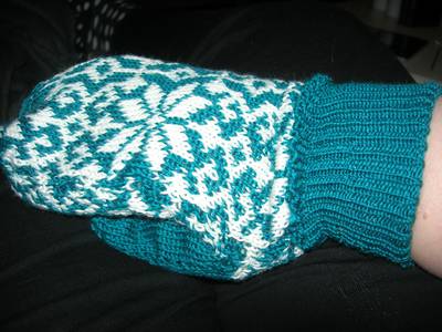 mitten front